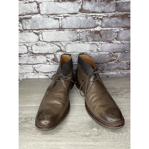 Cole Hahn Brown Leather Chukka Ankle Lace Up Boots Men’s Sz 11.5M US/45EU C23479 main image 5